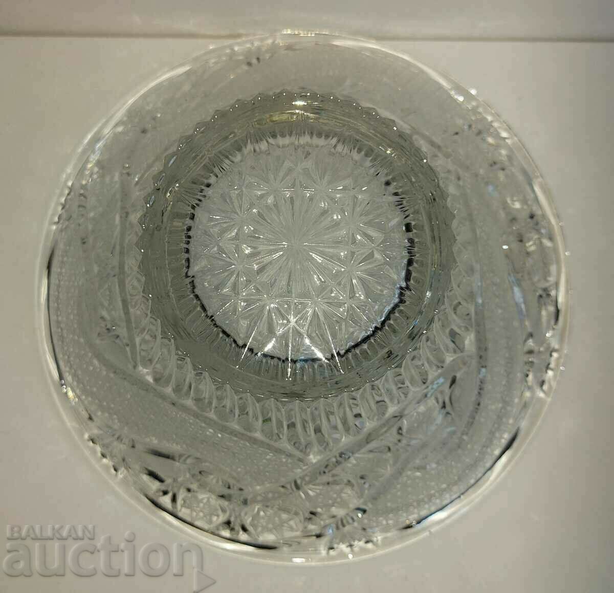 .SOC SOLID LARGE CRYSTAL FRUCTIERA BOWL - 7 .SOC SOLID LARGE CRYSTAL FRUCTIERA BOWL - 7