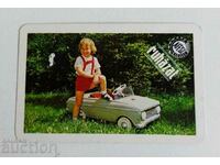 .1980 PEDAL STROLLER SOCIAL CALENDAR CALENDAR