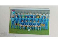 .1982 LEVSKI SPARTAC SOCCER SOCCER CALENDAR CALENDAR