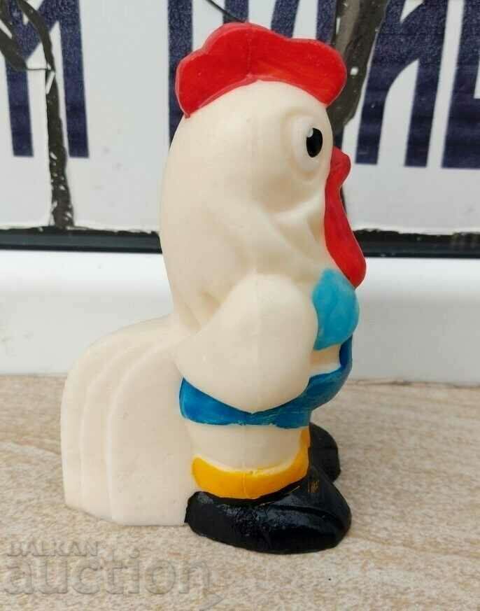 Auction .SOC RUBBER CHILDREN'S TOY ROOSTER ROOSTER Auction .SOC RUBBER CHILDREN'S TOY ROOSTER ROOSTER