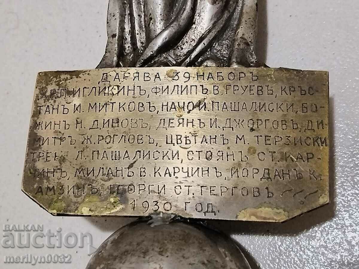 Auction Bronze donation decoration figure of the Angel of the Shepherd 1930 candle Auction Bronze donation decoration figure of the Angel of the Shepherd 1930 candle