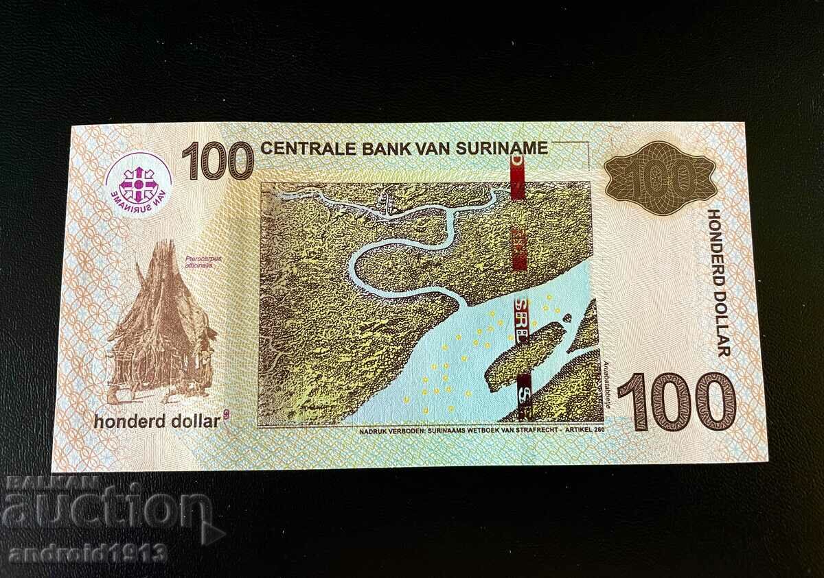 SURINAME - 100 GUILDENS 2020, UNC