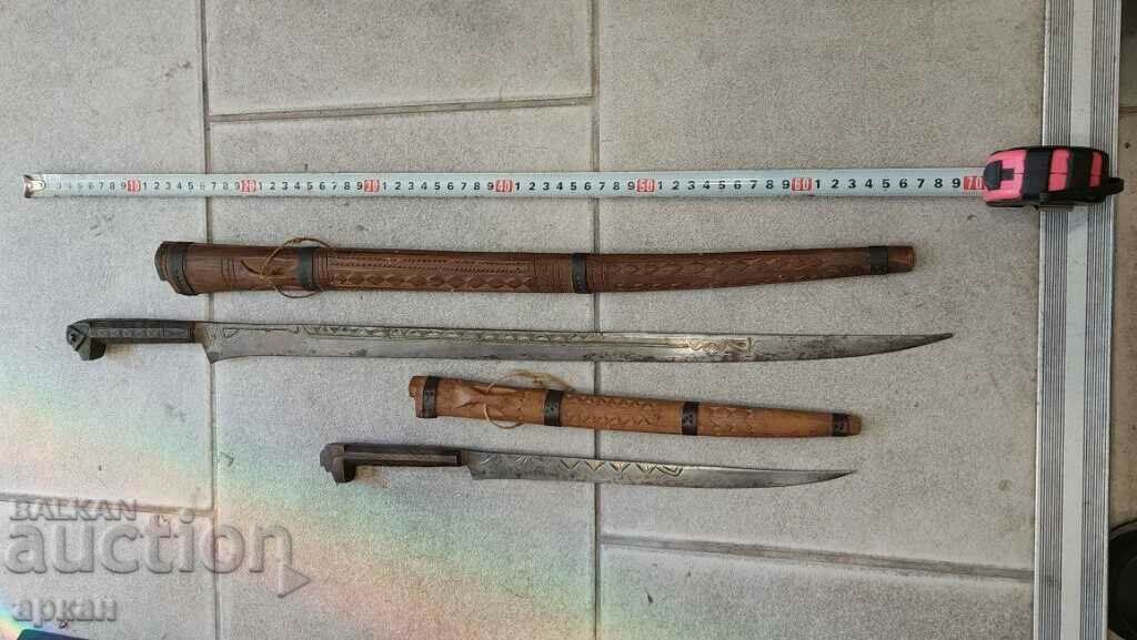 Auction  Set of two long daggers, saber, Ottoman Empire - Asia