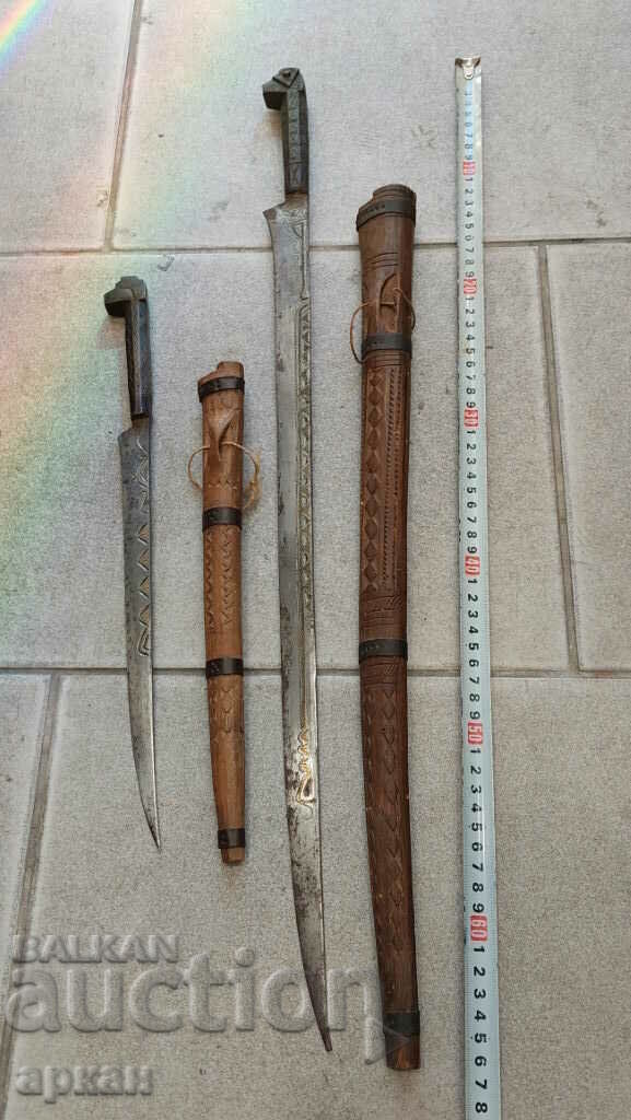 Set of two long daggers, saber, Ottoman Empire - Asia