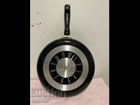 Vintage Quartz Metal Wall Clock