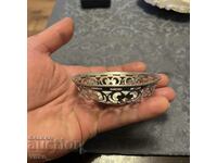 English silver bowl for small candies, markings