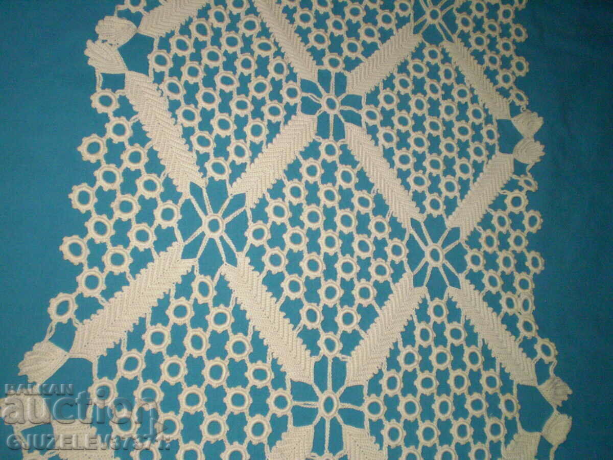19th century hand crocheted cotton tablecloth with price 89.00 BGN | € 45.50 19th century hand crocheted cotton tablecloth with price 89.00 BGN | € 45.50