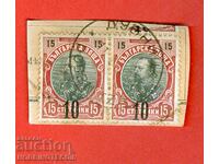 FERDINAND 2 x 10 / 15 Centi NEGRU - GAURA - 11 ... 1904