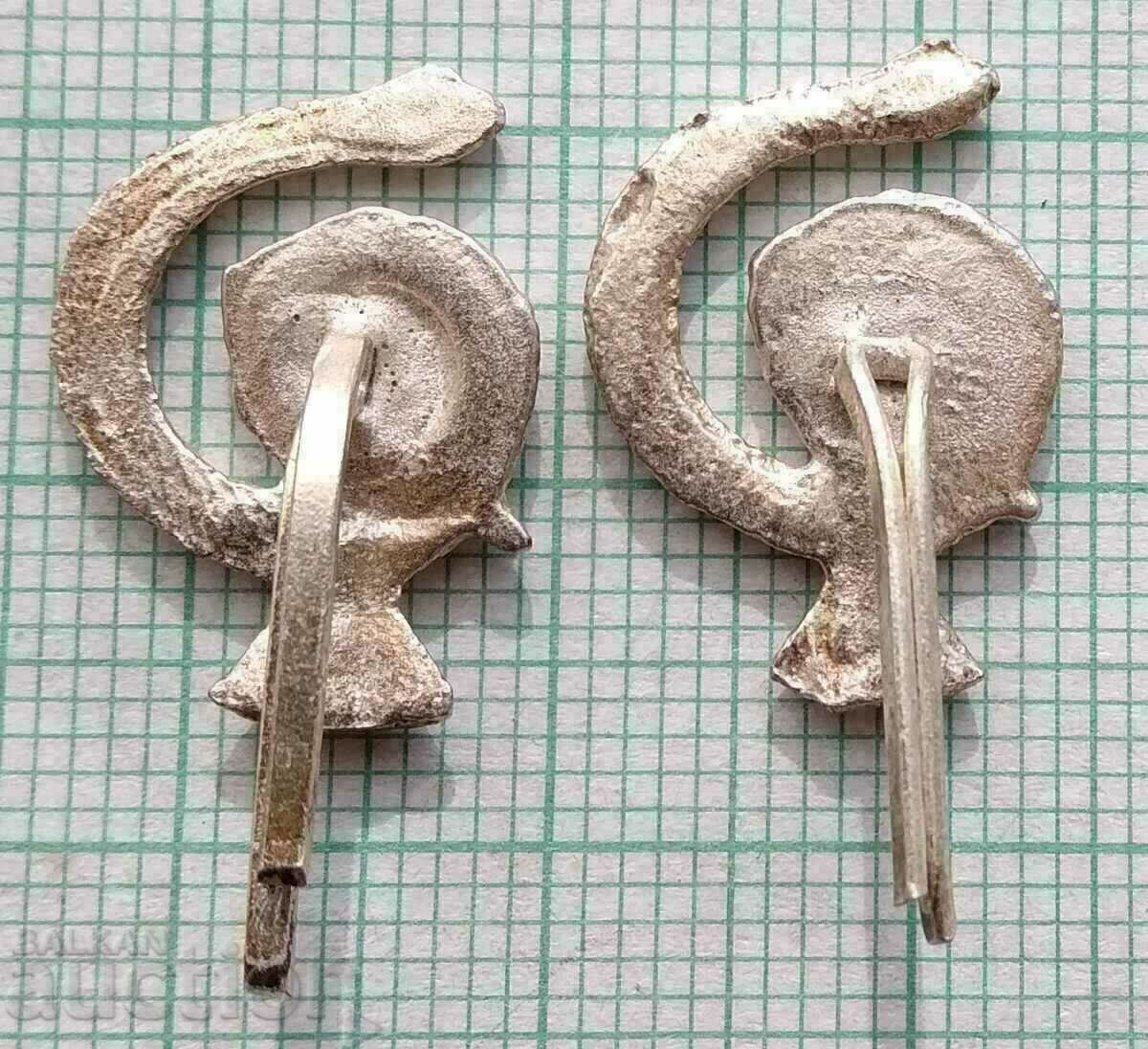 Auction 17048 Emblem of a military doctor BNA - LOT 2 pcs Auction 17048 Emblem of a military doctor BNA - LOT 2 pcs