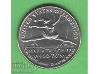 (¯`'•.¸ 25 cents 2023 P USA (Maria Tallchief) UNC-