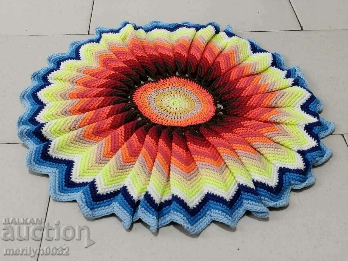 Ръчно плетиво каре подложка за стол подгъзник от чеиз с цена € 24.32 | 47.57 лв.