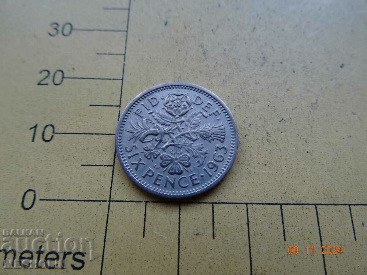 SIX PENCE 1963 - 5 SIX PENCE 1963 - 5
