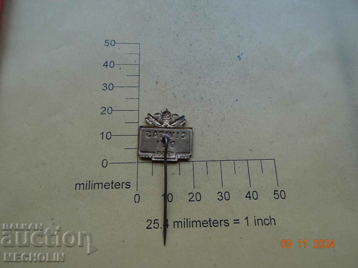 VATICAN RELIGIOUS BADGE 1958 - 5 VATICAN RELIGIOUS BADGE 1958 - 5