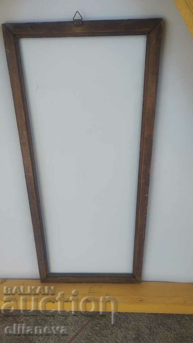 Old wooden picture frame 60/22/1cm with price 15.00 BGN | € 7.67 Old wooden picture frame 60/22/1cm with price 15.00 BGN | € 7.67