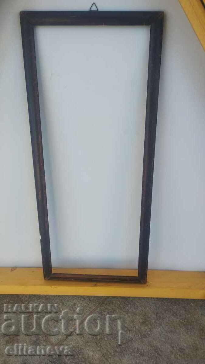 Old wooden picture frame 60/22/1cm