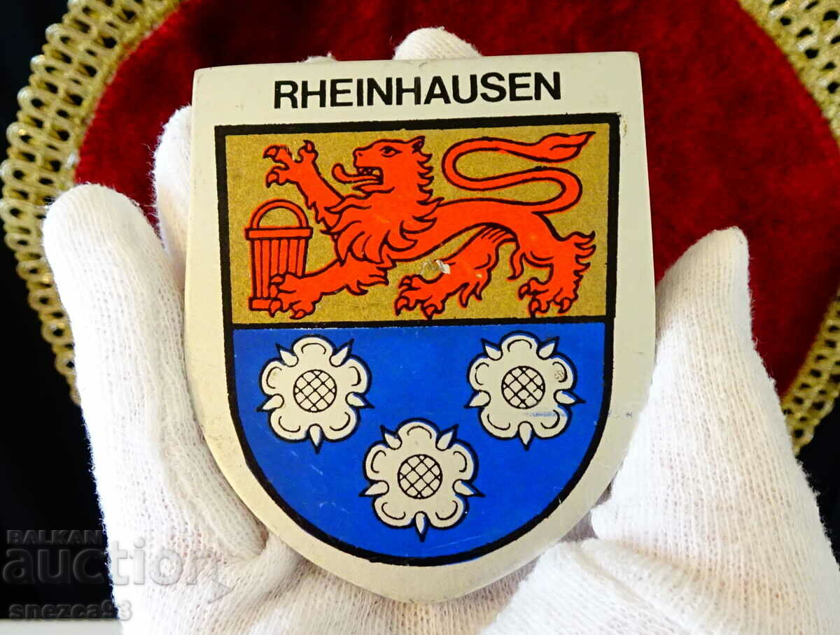 Герб,апликация,плакет на Rheinhausen.