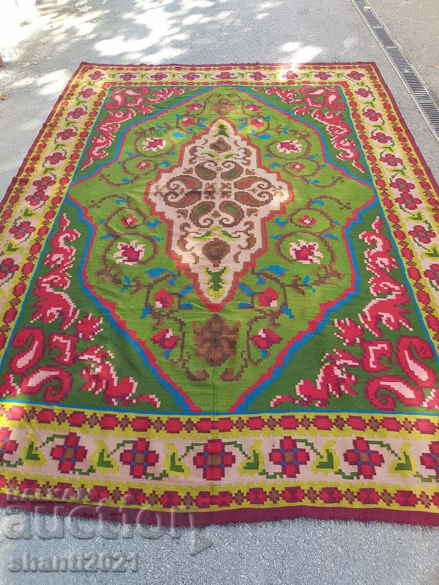 19th century, Teteven large wool carpet, rare, 3.50 x 2.60 m.