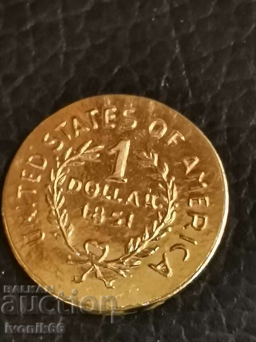 The smallest coin in the world replica of $1. See description with price 15.00 BGN | € 7.67 The smallest coin in the world replica of $1. See description with price 15.00 BGN | € 7.67