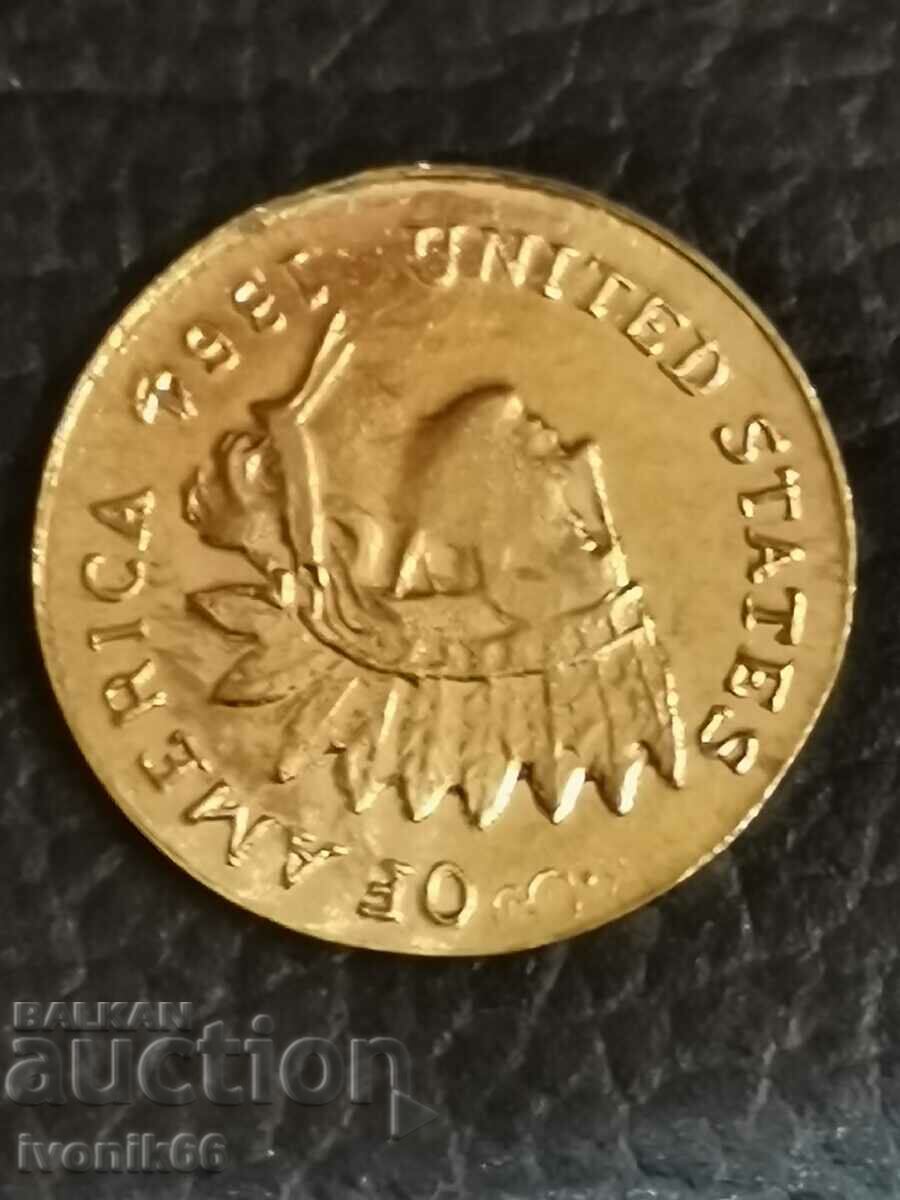 Auction The smallest coin in the world replica of $1. See description Auction The smallest coin in the world replica of $1. See description