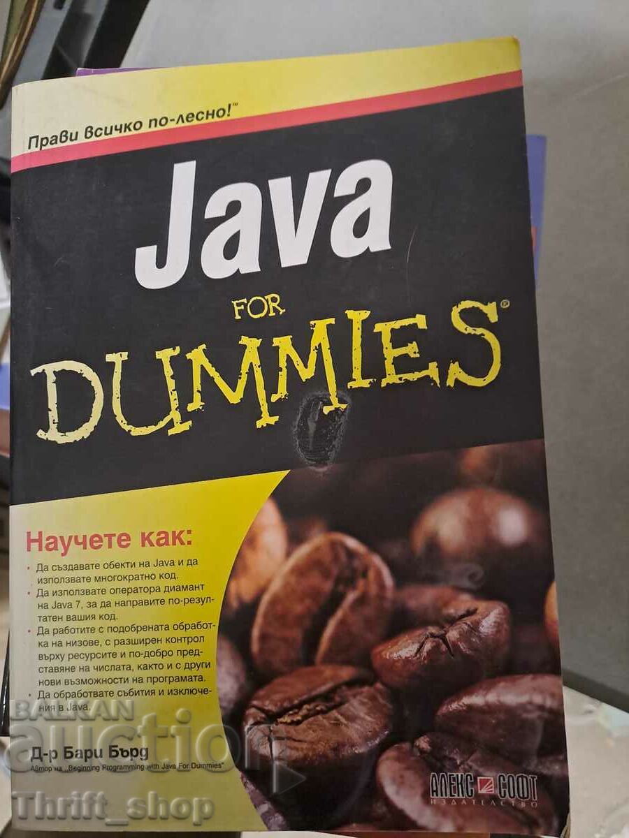 Java for dummies