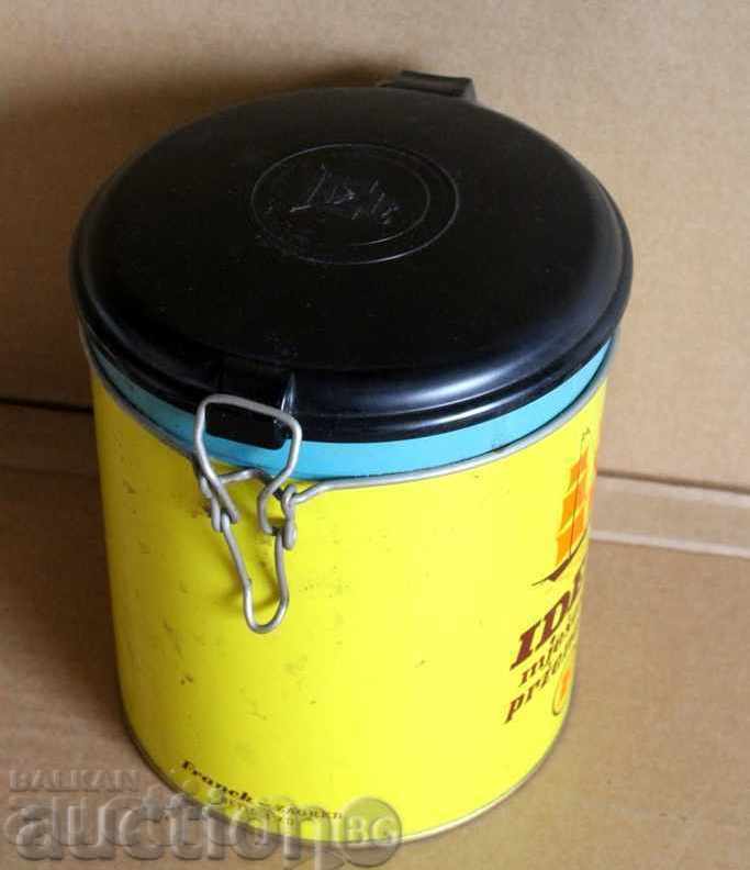 . SOC LARGE TIN BOX COFFEE JAR EMPTY with price 10.00 BGN | € 5.11 . SOC LARGE TIN BOX COFFEE JAR EMPTY with price 10.00 BGN | € 5.11