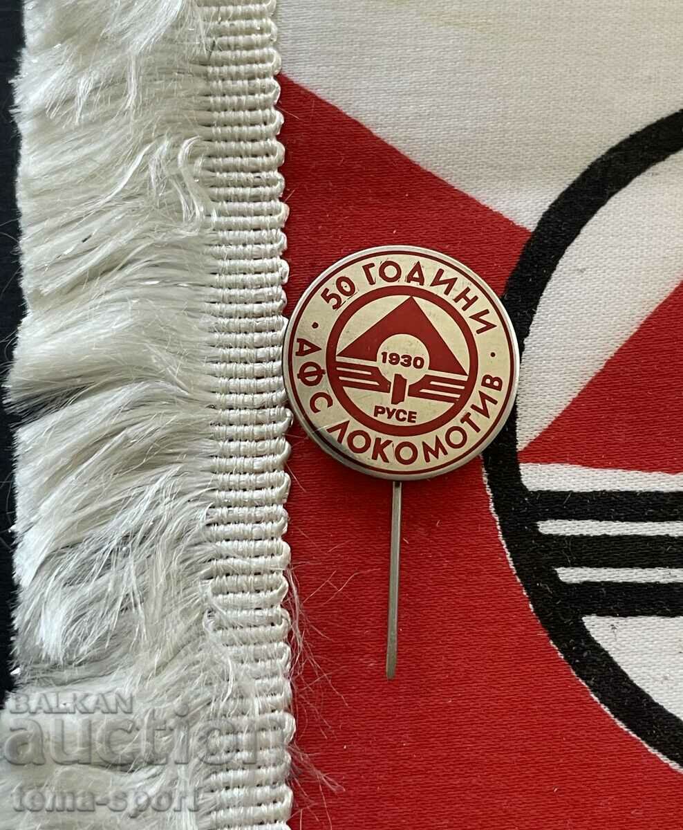 812 Bulgaria football club Lokomotiv Ruse 50 years. And a 1980 flag with price 25.00 BGN | € 12.78 812 Bulgaria football club Lokomotiv Ruse 50 years. And a 1980 flag with price 25.00 BGN | € 12.78