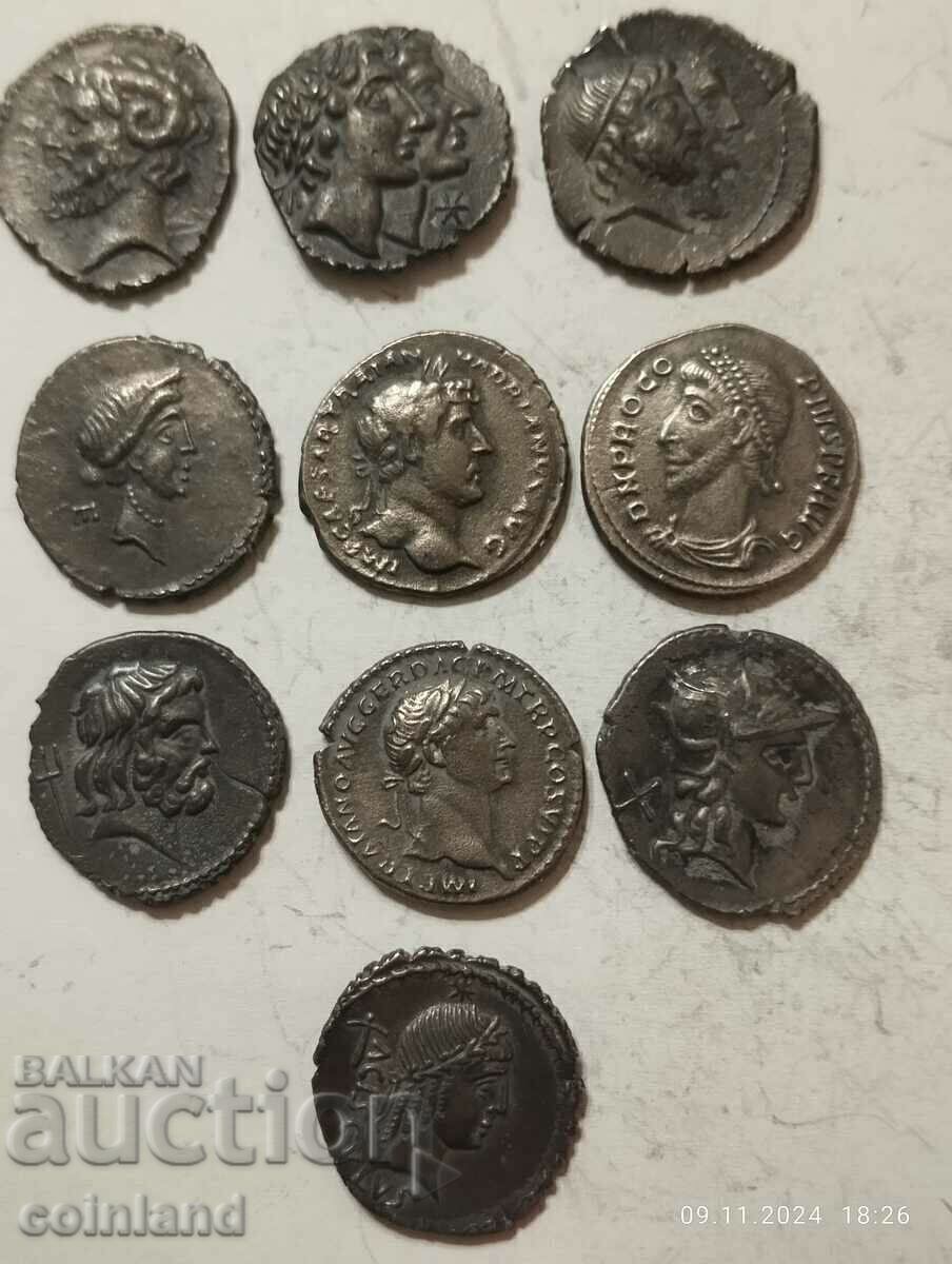 Аукцион 10 БРОЯ ДЕНАРИ  -РЕПЛИКА РЕПРОДУКЦИЯ