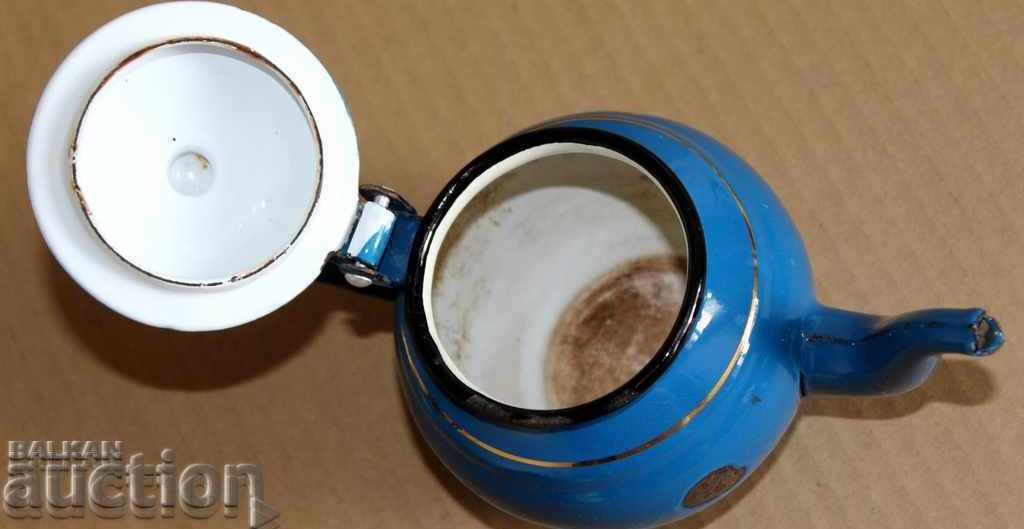 ,SOC METAL ENAMELED KETTLE TEA POT CAFE COFFEE POT JEZVE - 5 ,SOC METAL ENAMELED KETTLE TEA POT CAFE COFFEE POT JEZVE - 5