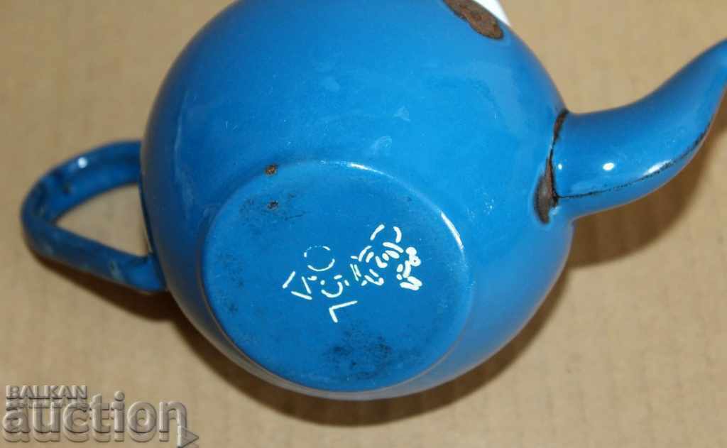 ,SOC METAL ENAMELED KETTLE TEA POT CAFE COFFEE POT JEZVE - 6 ,SOC METAL ENAMELED KETTLE TEA POT CAFE COFFEE POT JEZVE - 6