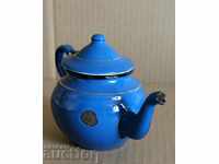 ,SOC METAL ENAMELED KETTLE TEA POT CAFE COFFEE POT JEZVE