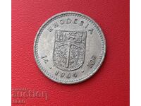 Rhodesia-1 shilling 1964/10 new cents/