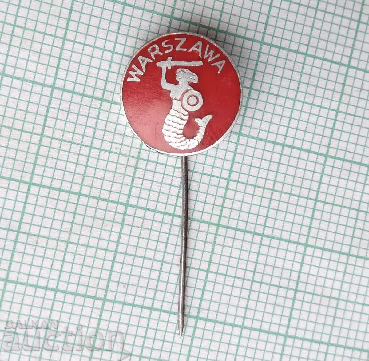 17099 Badge - coat of arms of the city of Warsaw - enamel with price 2.00 BGN | € 1.02 17099 Badge - coat of arms of the city of Warsaw - enamel with price 2.00 BGN | € 1.02