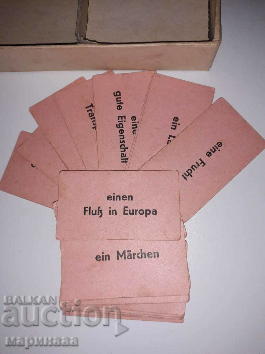 Delivery of AN OLD WORD GAME. THE 30'S GERMANY Delivery of AN OLD WORD GAME. THE 30'S GERMANY