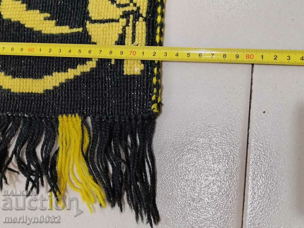 Auction  Old tapestry for wall embroidery panel, carpet picture