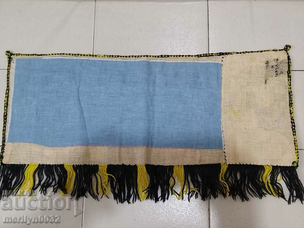 Old tapestry for wall embroidery panel, carpet picture - 6