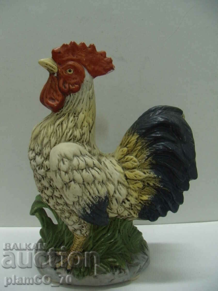 No.*7755 old porcelain figure - rooster