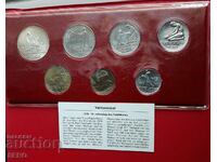 Vatican-SET 1978 of 7 coins-500 lira are silver