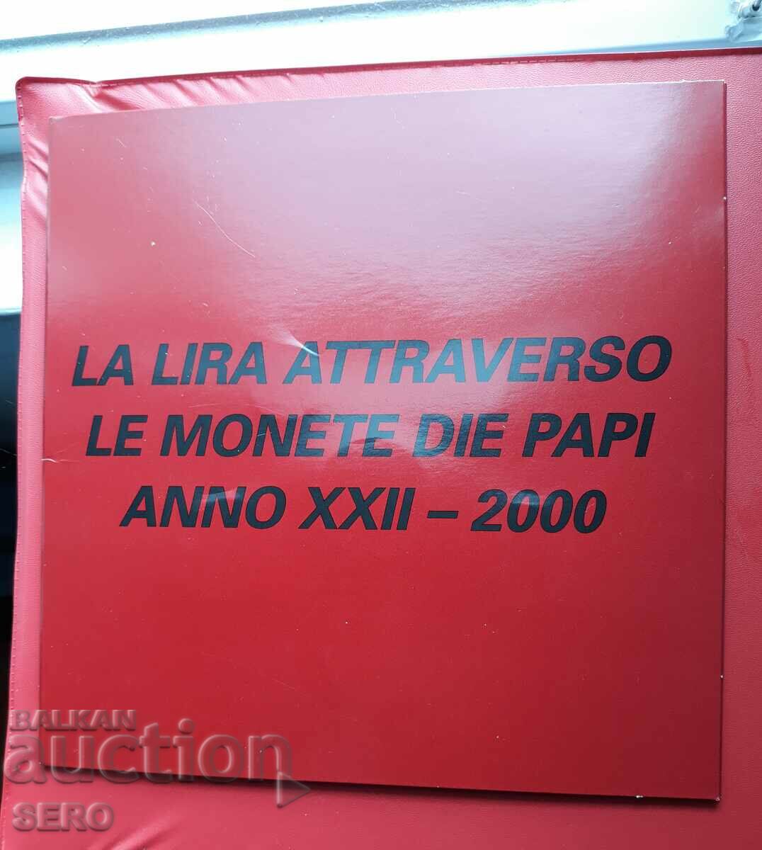 Βατικανό-ΣΕΤ 2000-από 6 νομίσματα-ασήμι 2000 λιρέτες