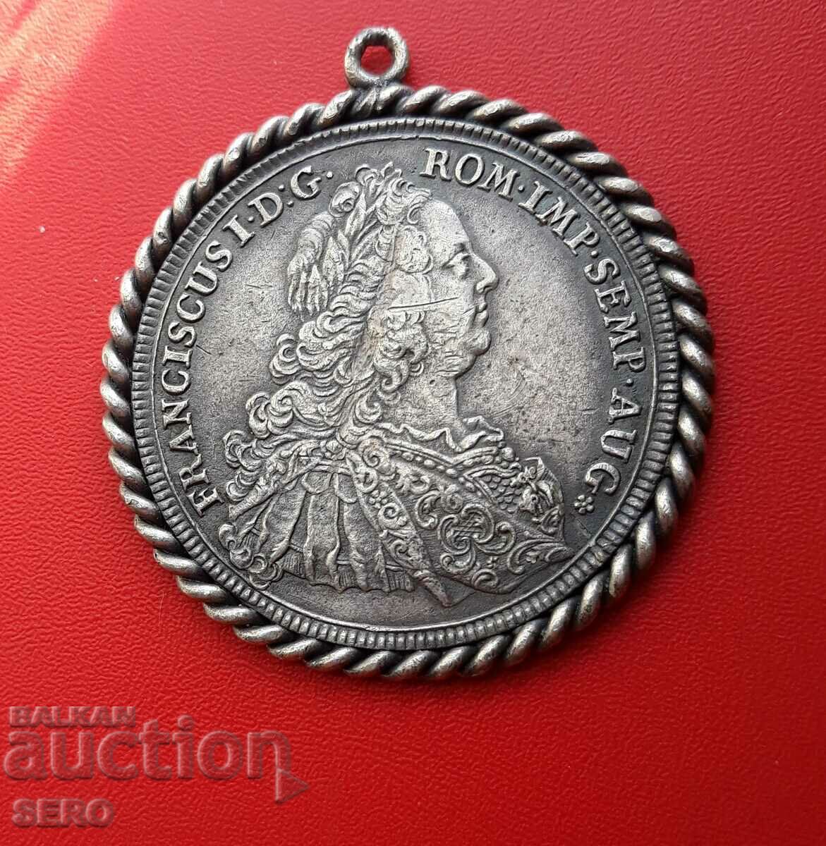 Austria-Hungary-Francis I medallion-replica 1763 Thaler