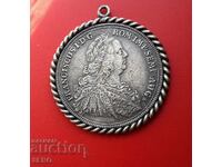 Austria-Hungary-Francis I medallion-replica 1763 Thaler