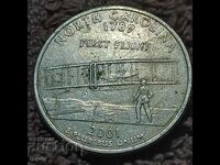 118/ USA State of North Carolina 25c 2001