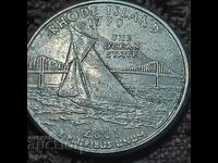 119/ SUA Statul Rhode Island 25c 2001