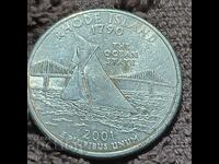 120/ Πολιτεία Rhode Island των ΗΠΑ 25c 2001