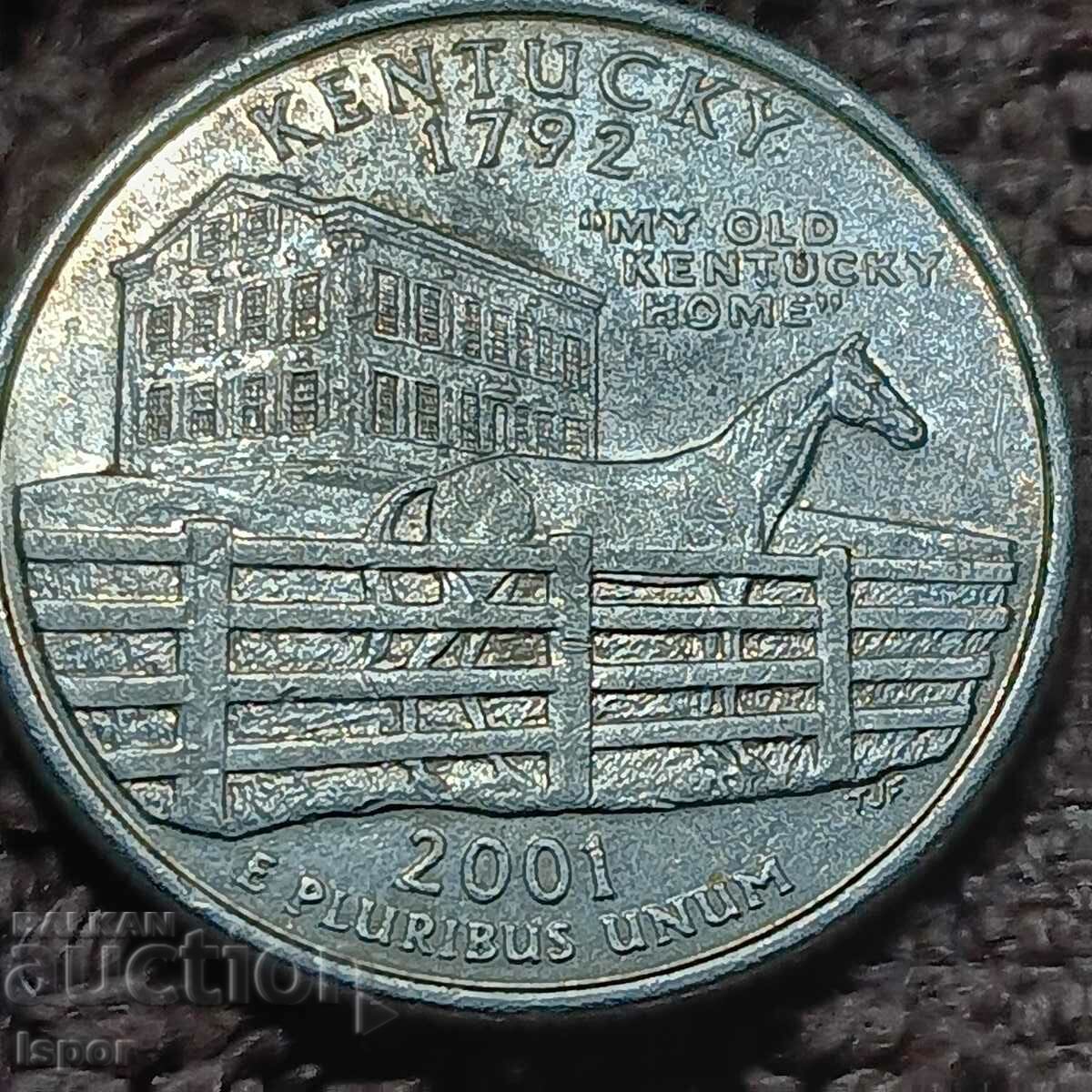 121/ SUA, statul Kentucky 25c 2001