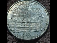 121/ USA State of Kentucky 25c 2001