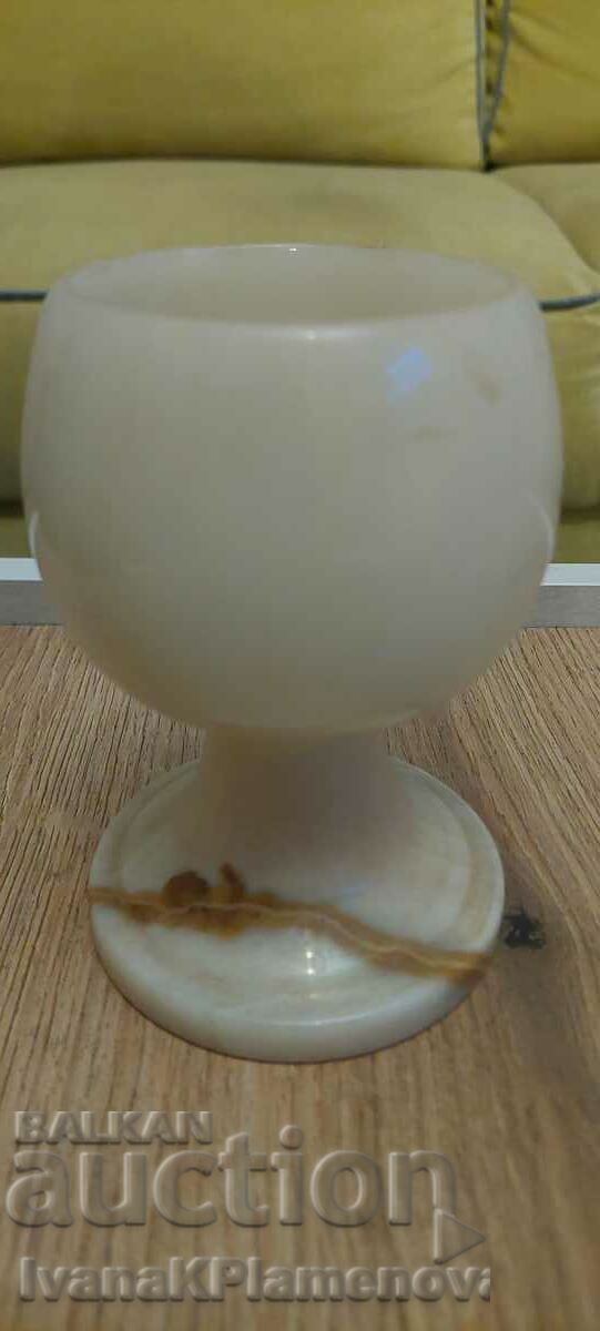 Чаша бокал мрамор за ценители с цена € 15.34 | 30.00 лв.