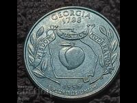 125/ SUA Statul Georgia 25c 1999