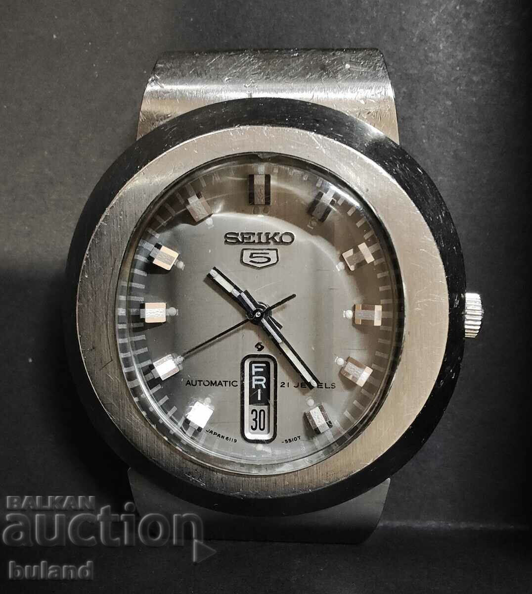 Ceas Japonez din Otel Seiko 5 6119-5450 Automatic Seiko