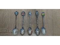 Spoons for collectors 5 pieces