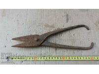 OLD SOLID SCISSORS FOR CUTTING SHEET METAL